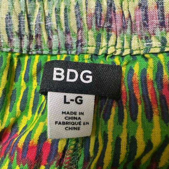 Urban Outfitters BDG Linen Blend Colorful Shorts - Picture 4 of 6